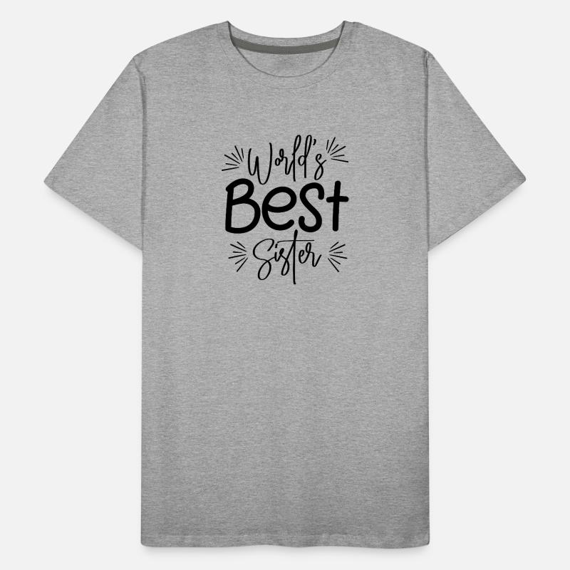 Beste Schwester Männer Premium Bio T-Shirt