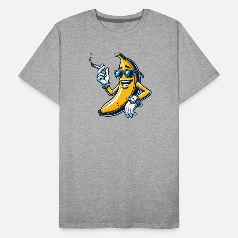 Coole Banane mit Style Männer Premium Bio T-Shirt