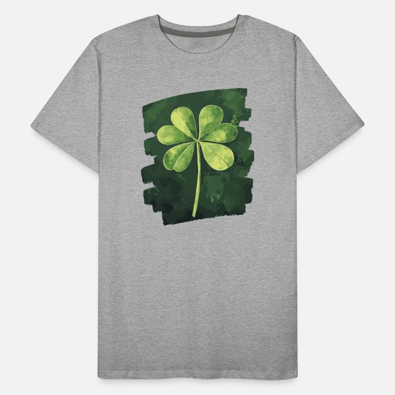 Trèfle de la Saint-Patrick T-shirt bio Premium Homme