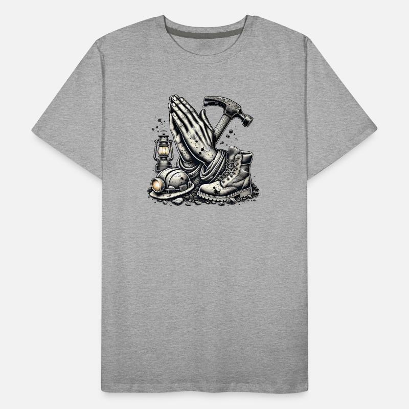 Exploitation minière – Tradition et ténacité T-shirt bio Premium Homme