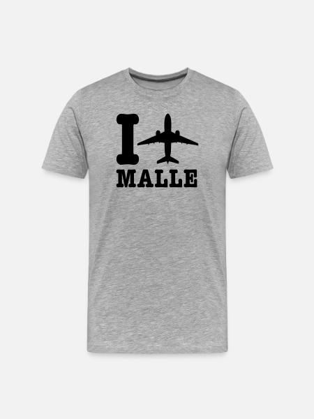 Majorca Holidays - Men's Premium Organic T-Shirt - heather grey