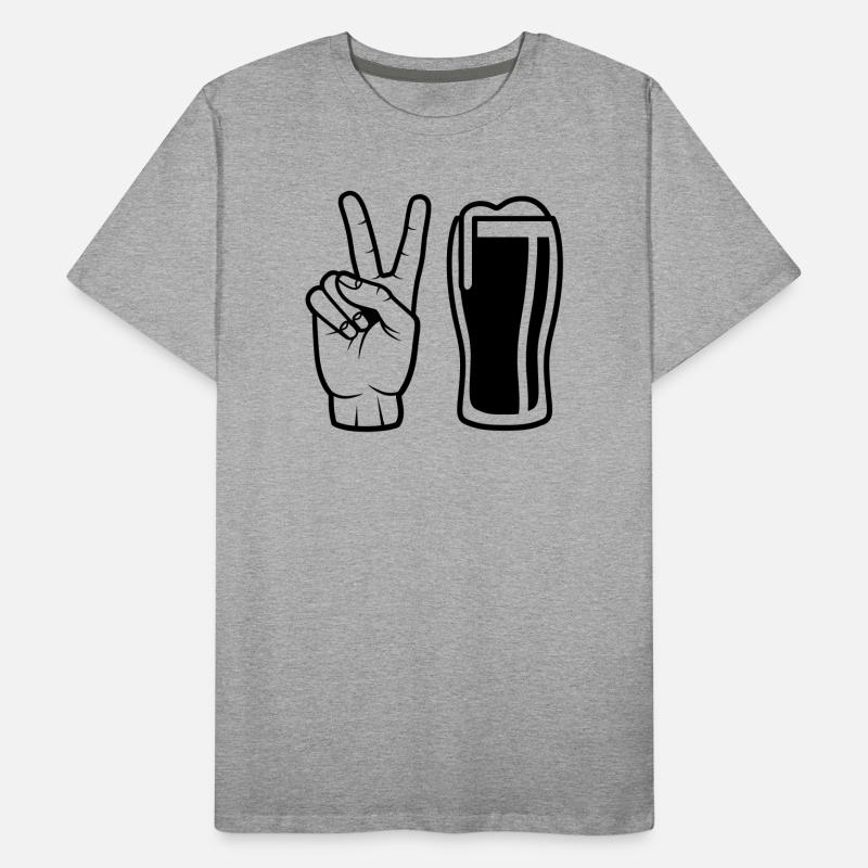 Commander de la bière T-shirt bio Premium Homme