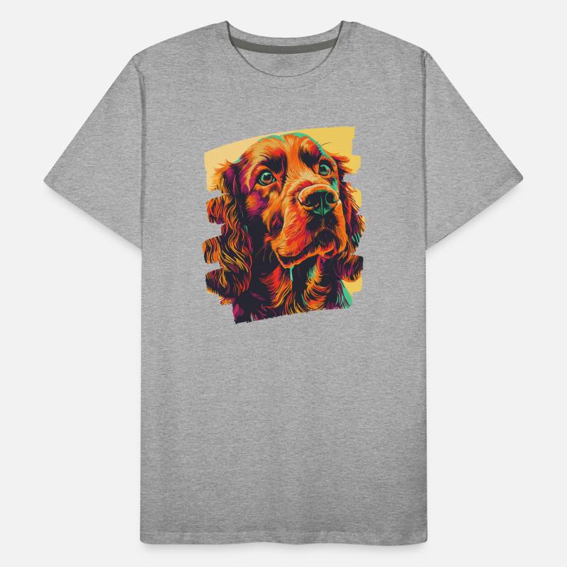 Cocker Spaniel T-shirt bio Premium Homme