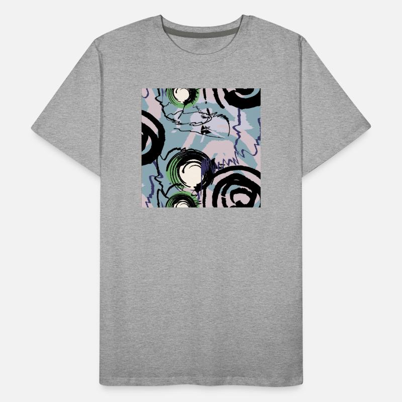 Handgezeichnete Formen Männer Premium Bio T-Shirt