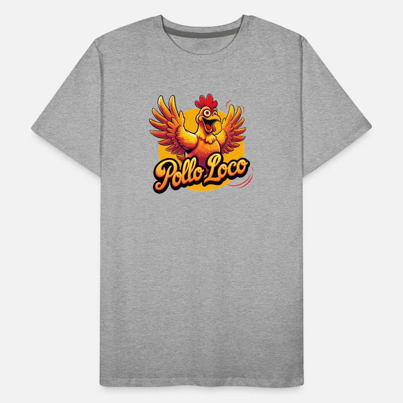 Pollo Loco Männer Premium Bio T-Shirt
