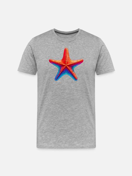 Starfish - Men's Premium Organic T-Shirt - heather grey