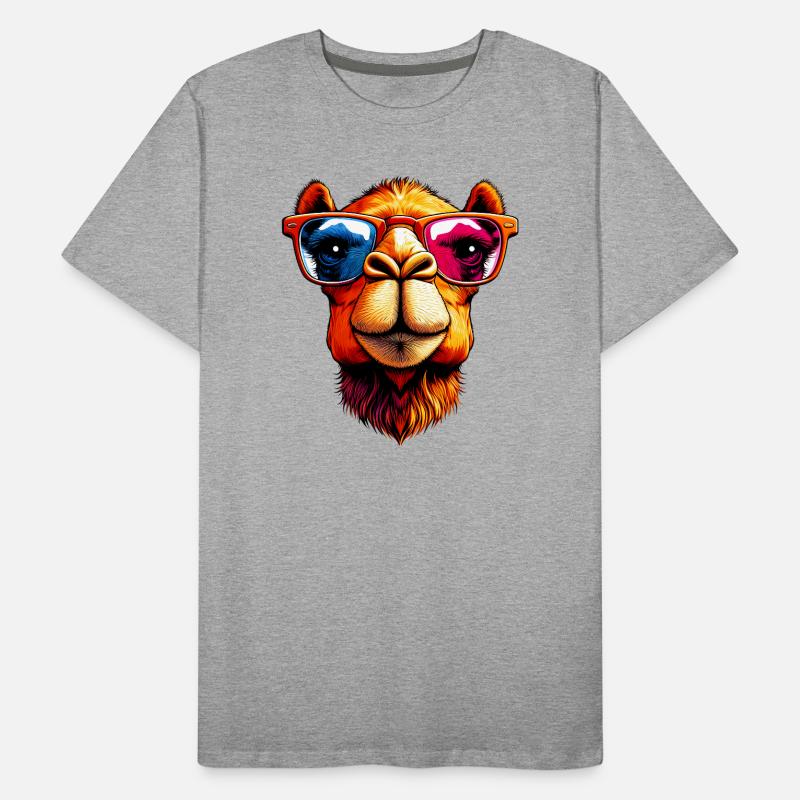 Kamel Männer Premium Bio T-Shirt