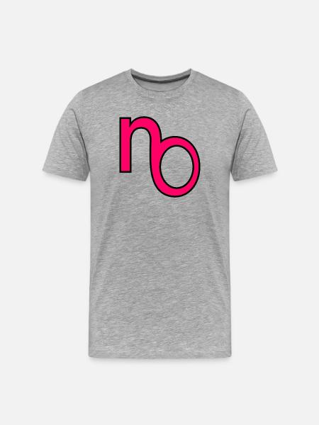 ANSWER NO COMMUNICATION - Men's Premium Organic T-Shirt - heather grey