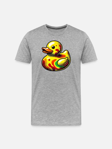 Duckling Duck Duck Duck - Men's Premium Organic T-Shirt - heather grey