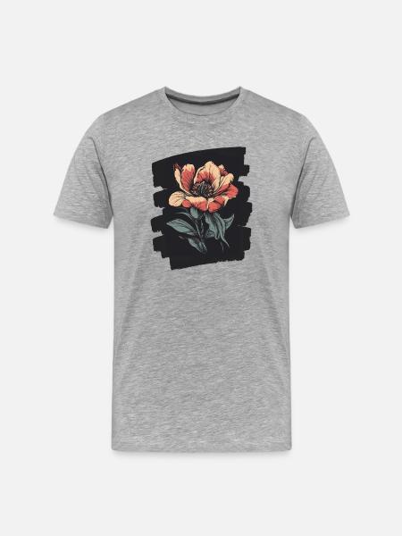 Spring Spring Beginning Flower Flowers - Men's Premium Organic T-Shirt - heather grey