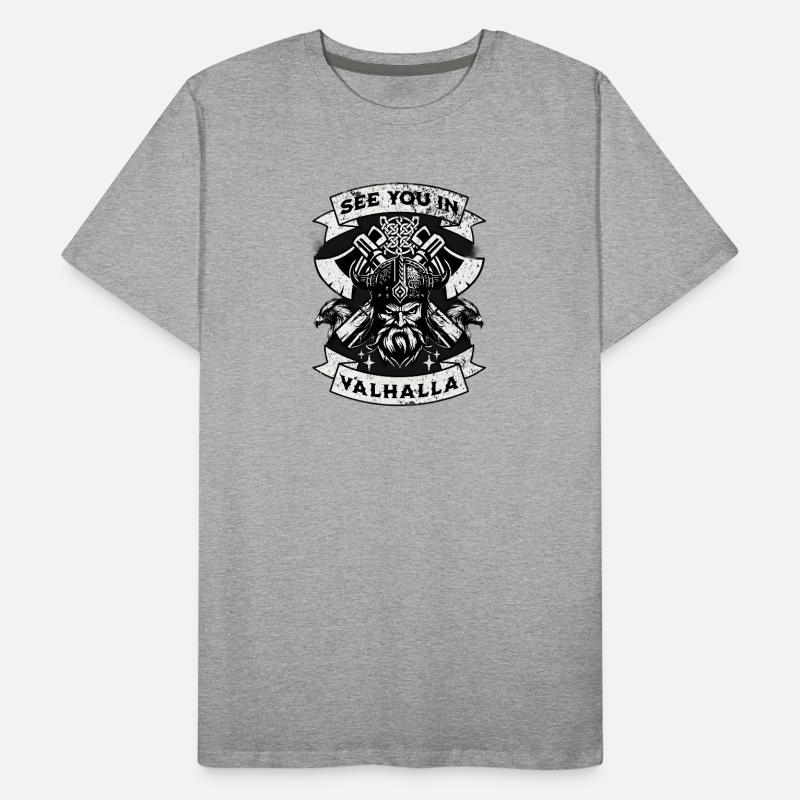 Valhalla-Warrior-Vision Männer Premium Bio T-Shirt