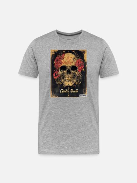 Mort dorée - T-shirt bio Premium Homme - gris chiné