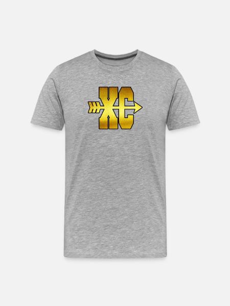 XC CROSS COUNTRY - Men's Premium Organic T-Shirt - heather grey