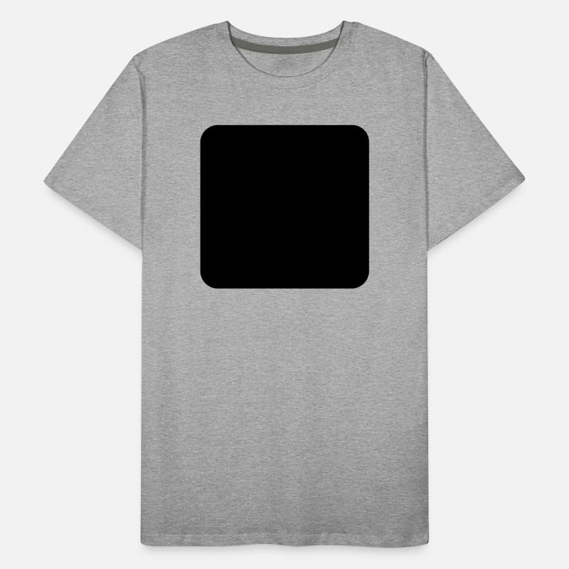 rounded square Men's Premium Organic T-Shirt