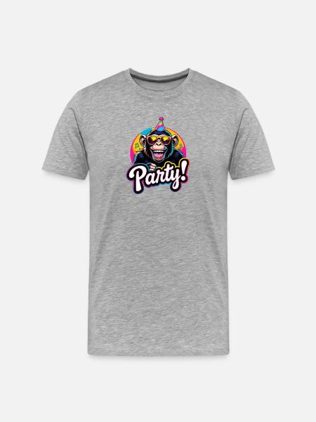 Parti - T-shirt bio Premium Homme - gris chiné