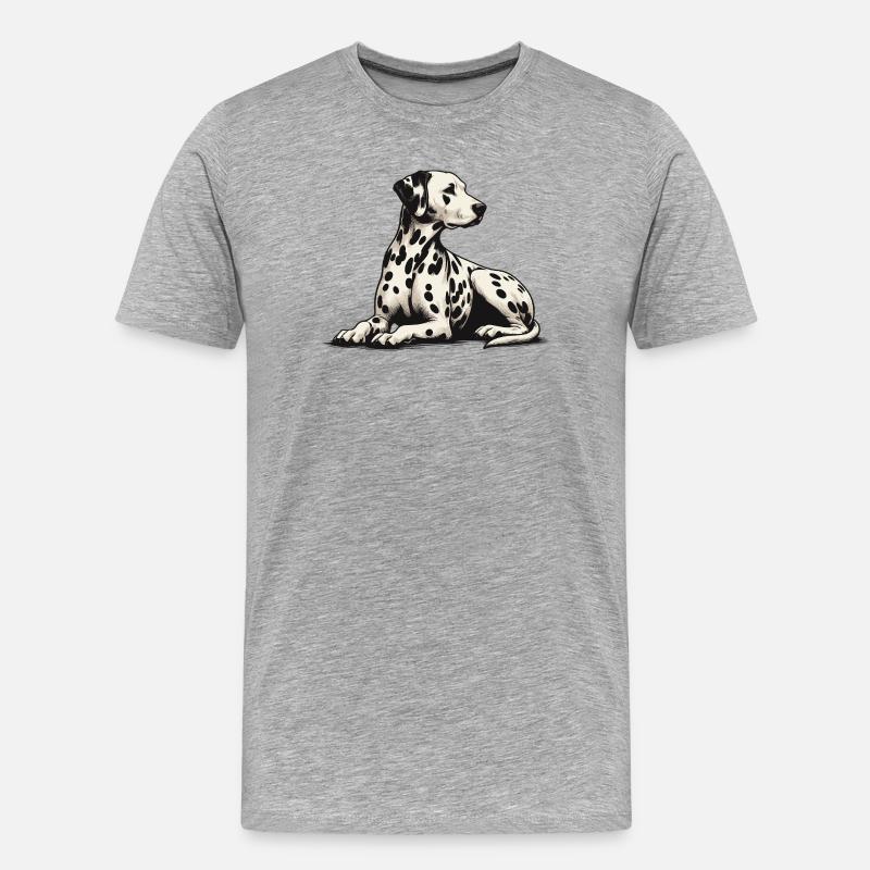 Dalmate - T-shirt bio Premium Homme - gris chiné
