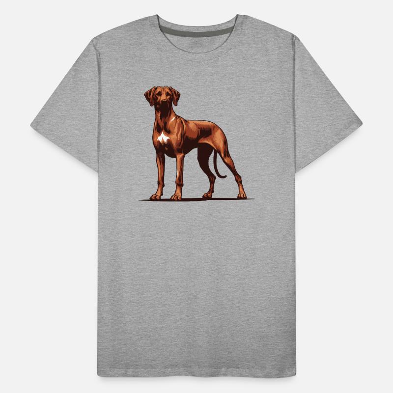 Rhodesian Ridgeback Men's Premium Organic T-Shirt