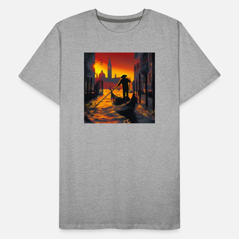 Venise Gondolier T-shirt bio Premium Homme
