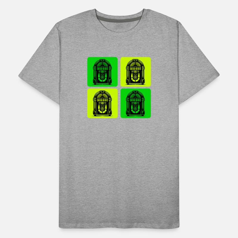 Style Jukebox rétro T-shirt bio Premium Homme