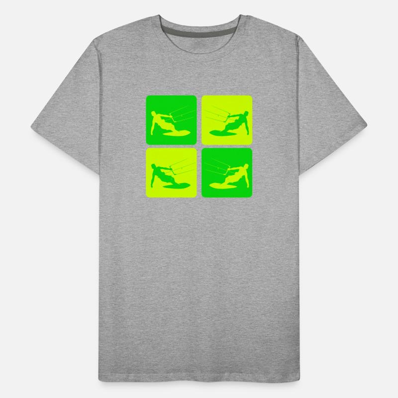 Kitesurf Style Pop Art T-shirt bio Premium Homme