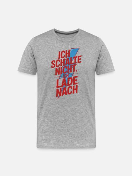 I don't shift, I reload - Men's Premium Organic T-Shirt - heather grey