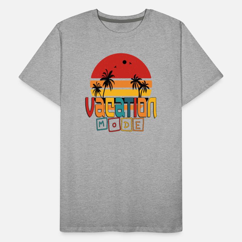 VacationMode Men's Premium Organic T-Shirt