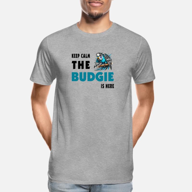 Conception de perruche T-shirt bio Premium Homme