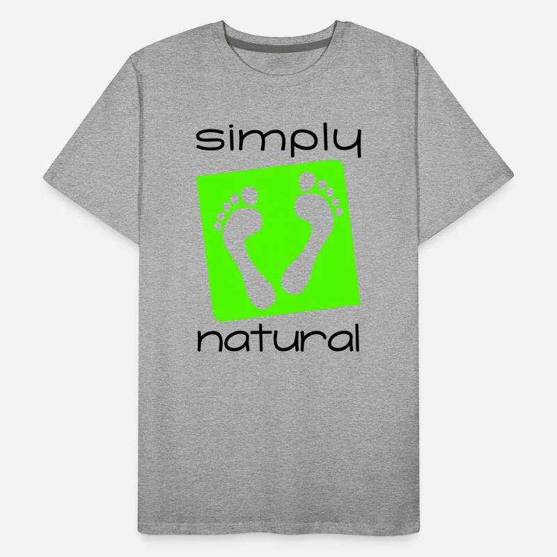 Simplement pieds nus | simplement pieds nus tout simplement naturel 2C T-shirt bio Premium Homme