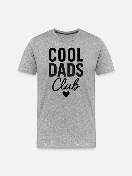 Cool Dads Club - Men's Premium Organic T-Shirt - heather grey