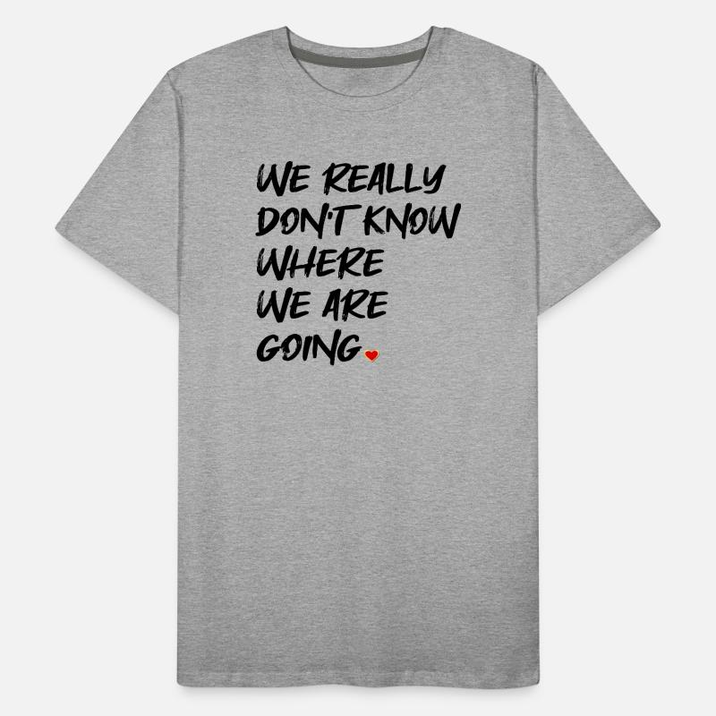 QUOTE MINDFULNESS PATH Men's Premium Organic T-Shirt