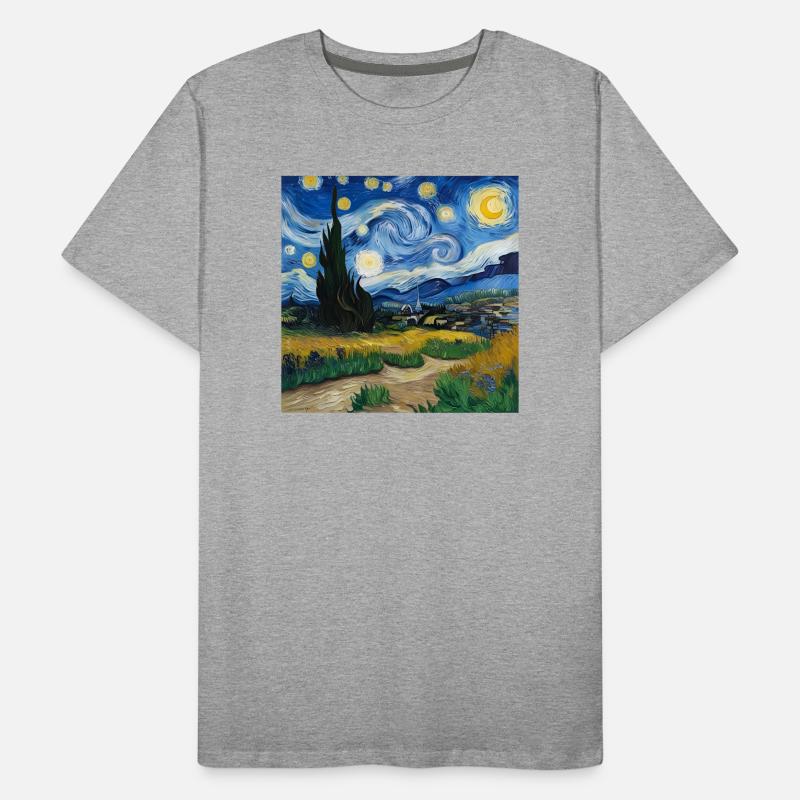 Paysage impressionniste / Impressionist landscape T-shirt bio Premium Homme