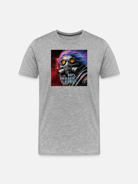 Mutant Cyberpunk - Männer Premium Bio T-Shirt - Grau meliert