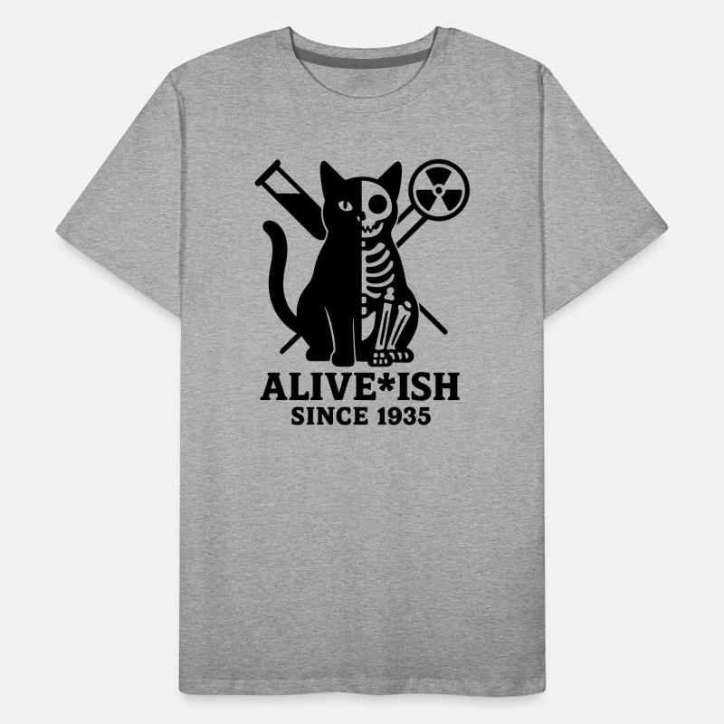 Schrödingers Katze Männer Premium Bio T-Shirt