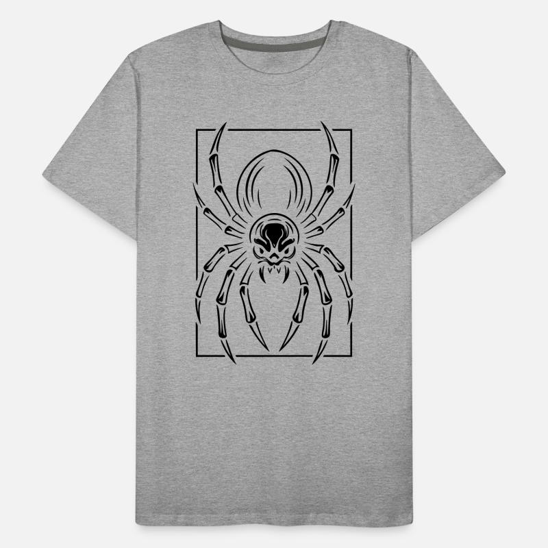 Stylized spider Men's Premium Organic T-Shirt