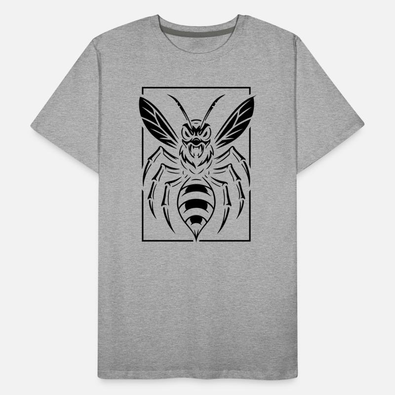 Stylized wasp Men's Premium Organic T-Shirt