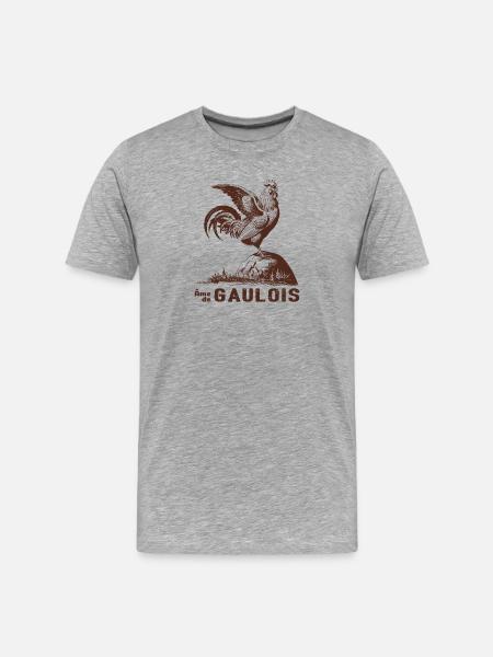 Soul of Gauls - Men's Premium Organic T-Shirt - heather grey