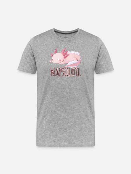 Nap Hard, Swim Later - Men's Premium Organic T-Shirt - heather grey