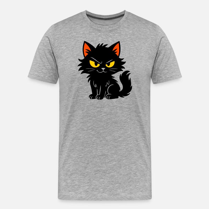 Chaton doux - T-shirt bio Premium Homme - gris chiné