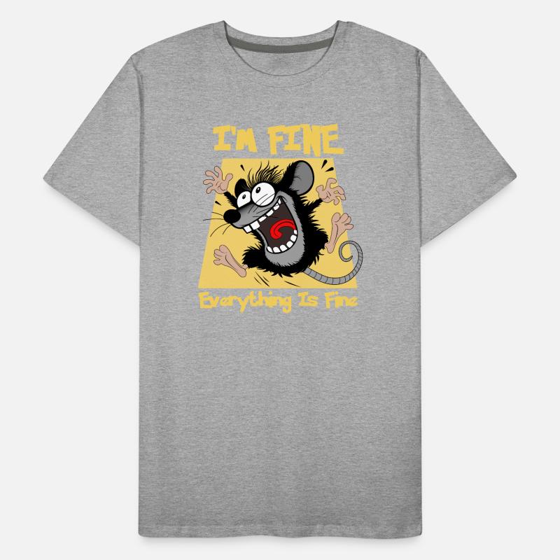 Hectic mouse Men's Premium Organic T-Shirt