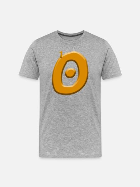 Anniversaire 10 ans - T-shirt bio Premium Homme - gris chiné