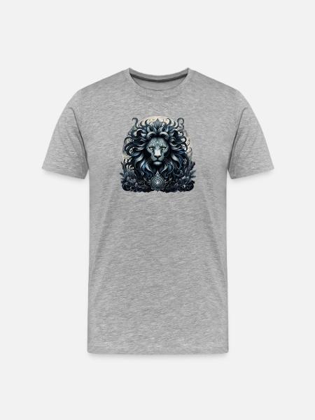 Élégance royale, allure majestueuse - T-shirt bio Premium Homme - gris chiné