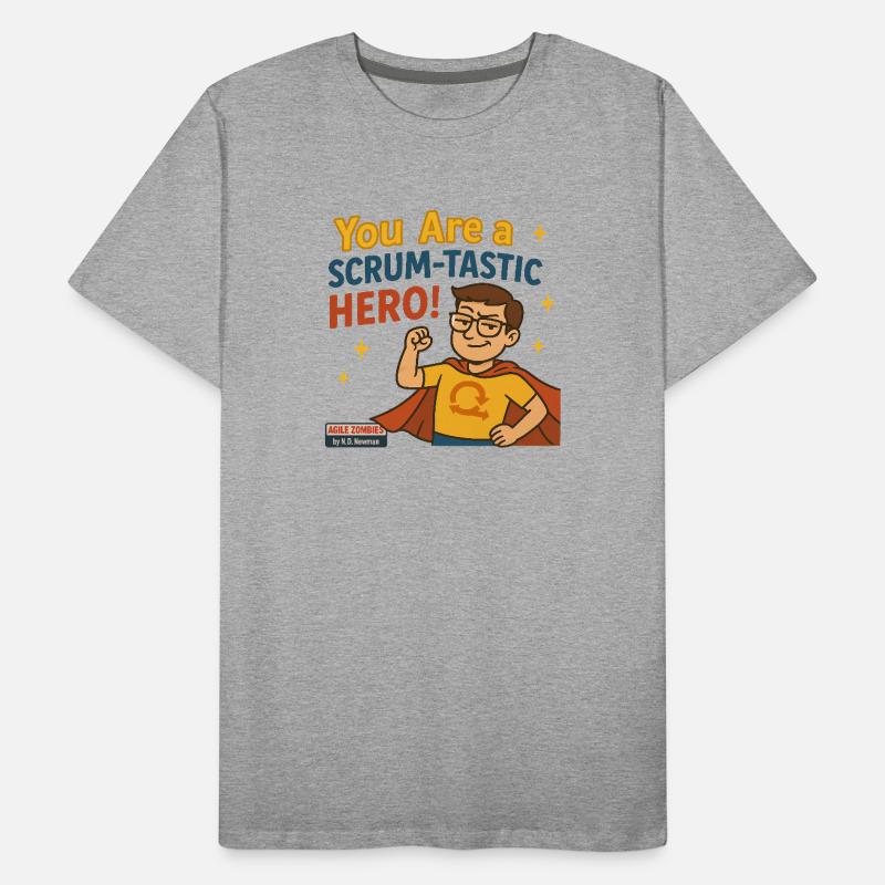 Vous êtes un héros Scrum-tastique ! T-shirt bio Premium Homme