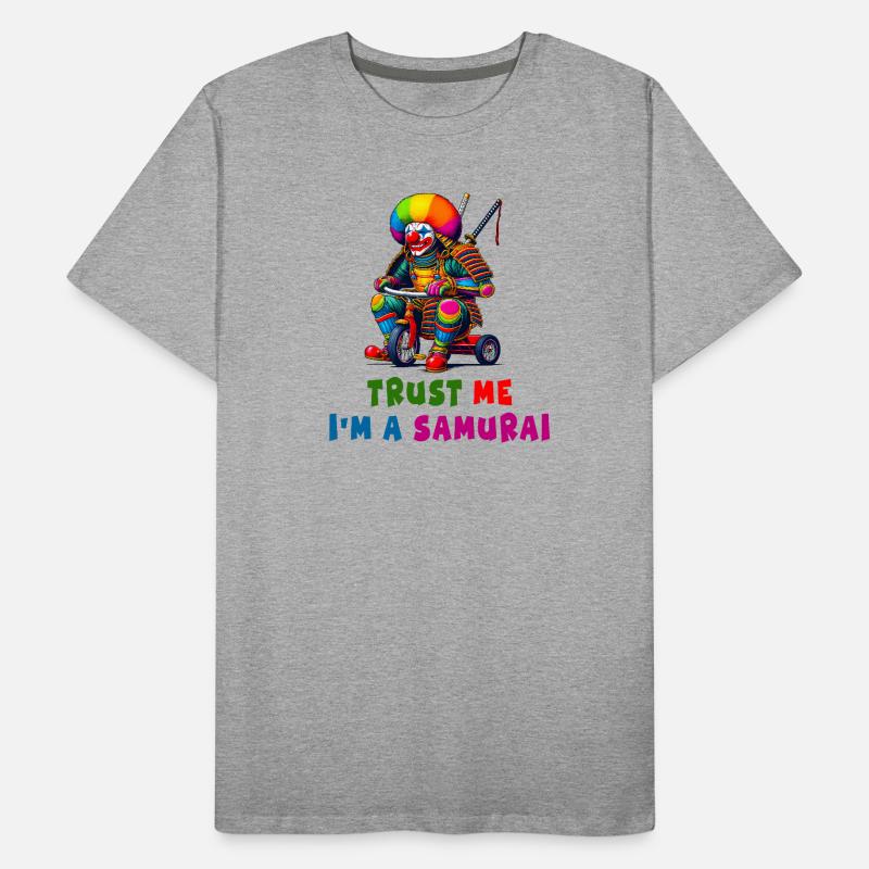 Samurai Clown Men's Premium Organic T-Shirt