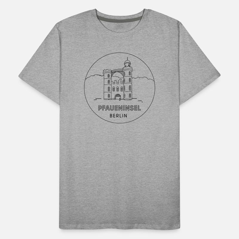 Île aux paons, Berlin T-shirt bio Premium Homme