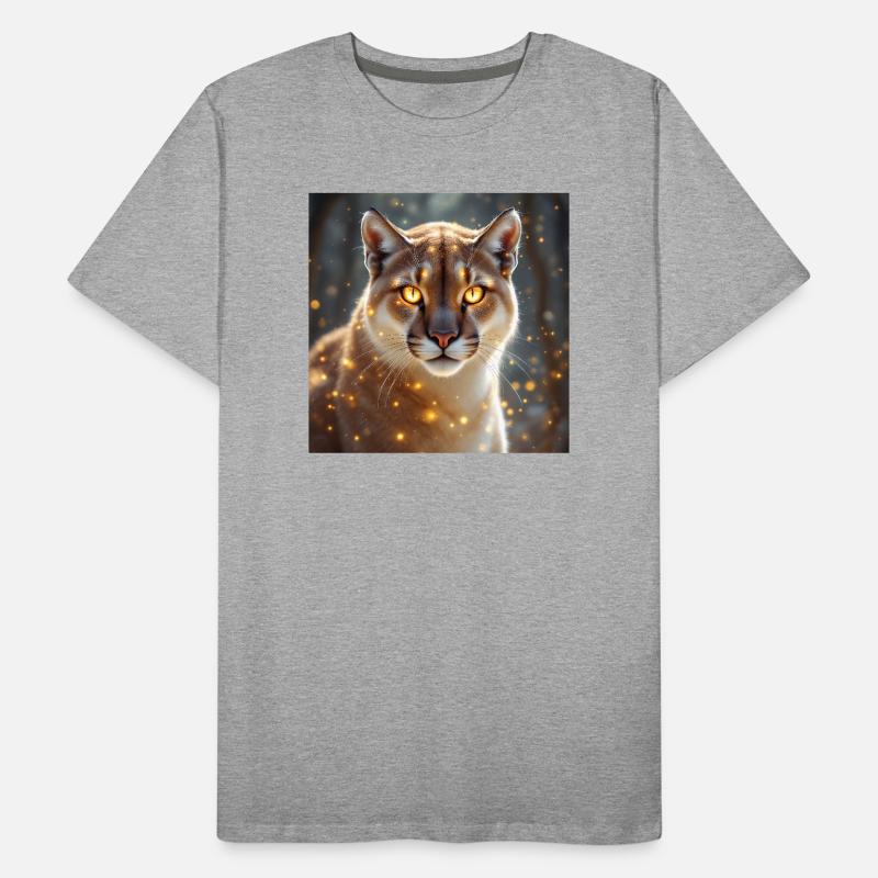 Power Animal Cougar Men's Premium Organic T-Shirt