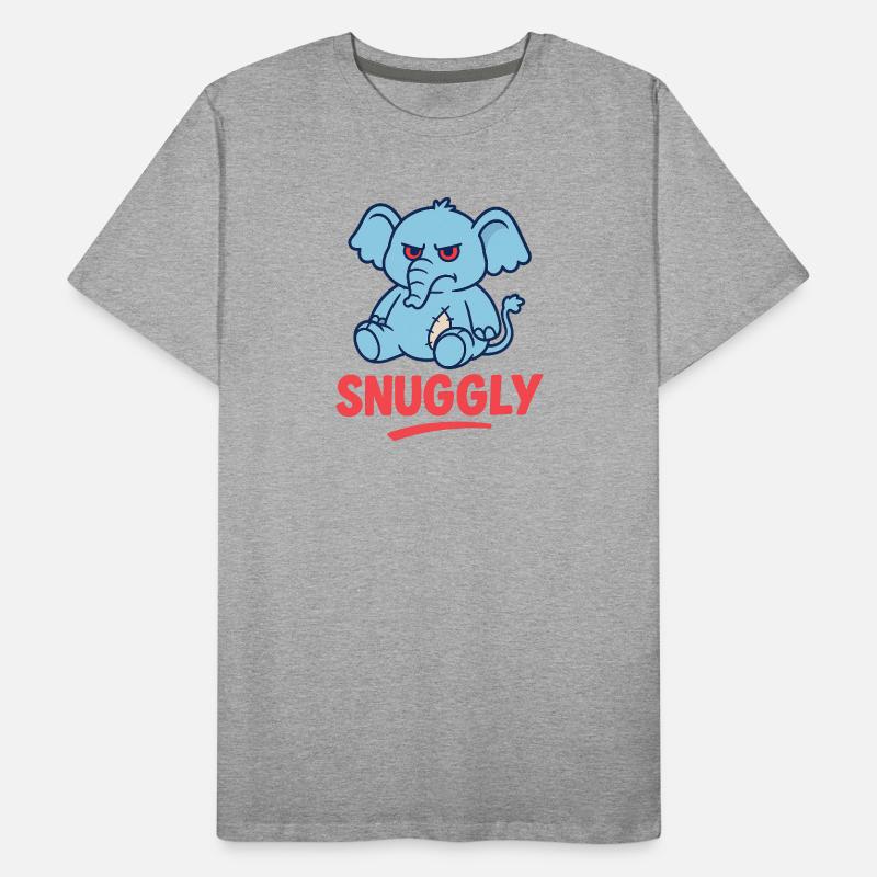 Grumpy Elephant Männer Premium Bio T-Shirt