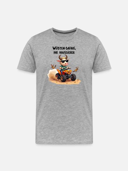 Deserts - Taurus - Men's Premium Organic T-Shirt - heather grey