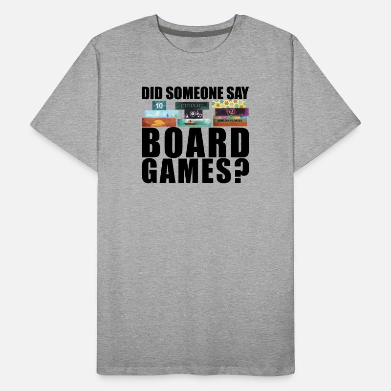 Brettspiele lustiger Spruch Männer Premium Bio T-Shirt