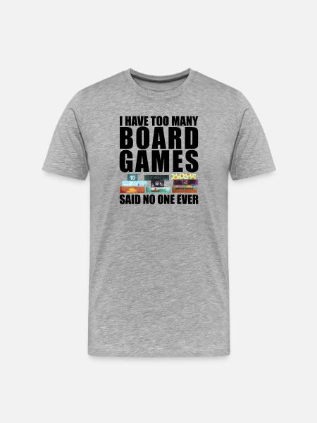 No one ever - Men's Premium Organic T-Shirt - heather grey