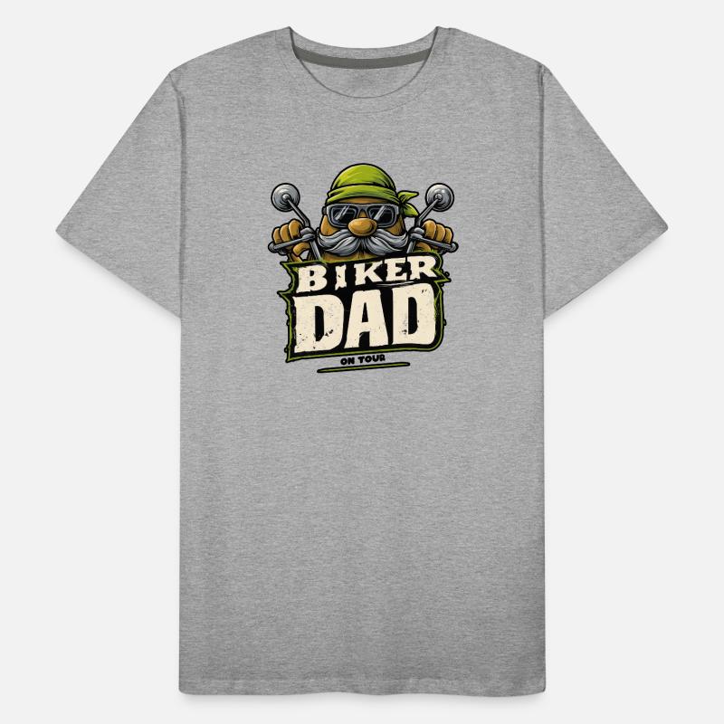 Biker dad Men's Premium Organic T-Shirt